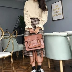 *NEW CAMBRIDGE Leather Shoulder Crossbody Purse Backpack